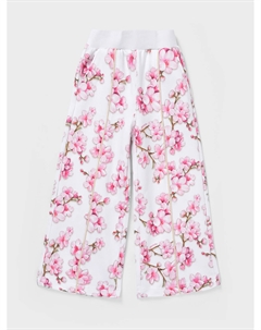 Спортивные брюки с цветочным принтом Monnalisa