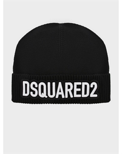 Шапка с белым лого Dsquared2