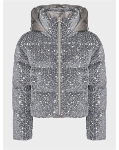 Куртка с серебристыми пайетками Herno