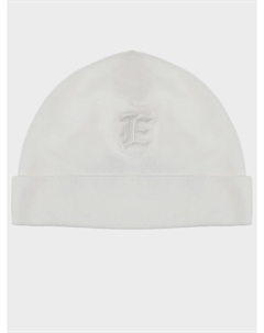 Белая шапка с вышитым лого Ermanno scervino