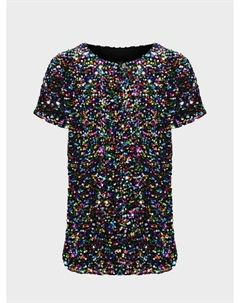 Платье с пайетками, черное Dan maralex