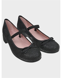 Черные туфли на каблуке Pretty ballerinas