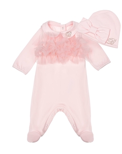 Комплект: комбинезон и шапка, розовый Miss blumarine