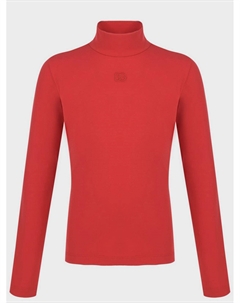 Красная водолазка с вышитым лого Dolce&gabbana