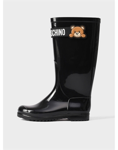Черные резиновые сапоги Moschino