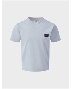 Футболка с лого, голубая C.p. company