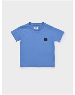 Футболка с лого, голубая C.p. company