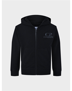 Спортивная куртка с карманом-кенгуру, черная C.p. company