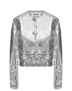 Жакет однобортный, серебро Aline