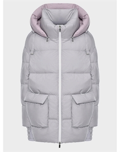 Куртка удлиненная с накладными карманами и капюшоном Diego m