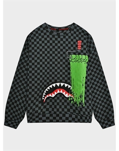 Свитшот в клетку с принтом Sprayground