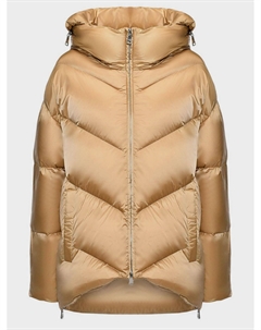 Стеганая куртка с капюшоном, бежевая Add
