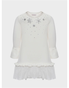 Платье с декором "снежинки" Monnalisa