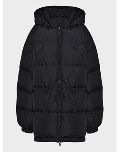 Куртка с кулиской на талии, черная Msgm