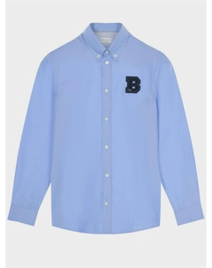 Рубашка с длинными рукавами, голубая Brunello cucinelli