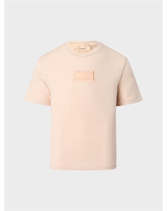 Футболка с нашивкой-лого в тон Elisabetta franchi