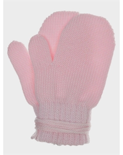 Розовые шерстяные варежки Catya