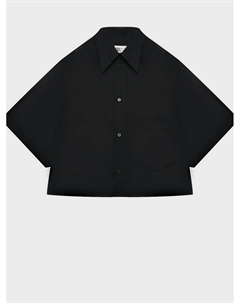 Укороченная рубашка, черная Mm6