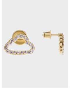 Серьги пусеты "облако", серебро Sneak peek