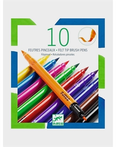Набор двусторонних фломастеров 10 шт Djeco