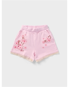 Шорты с цветочным принтом Monnalisa