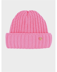 Розовая шапка с отворотом Il trenino