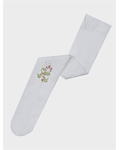 Белые колготки с декором "леденец" Story loris