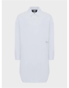 Платье-рубашка с короткими рукавами Karl lagerfeld