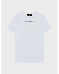 Футболка с логотипом, белая Dsquared2