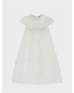 Белое крестильное платье с вышивкой Ermanno scervino