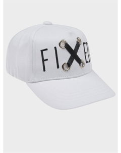 Белая кепка с вышивкой "Fixed" Jan&sofie