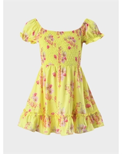 Платье с цветочным принтом, желтое Dan maralex