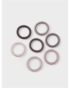 Набор резинок пружинок для волос, цвет серый, 7 шт Tais