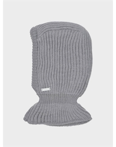 Серая шапка-шлем с узким горлом Il trenino