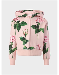Куртка спортивная с принтом роз Dolce&gabbana