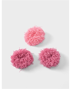 Набор резинок для волос, цвет розовый, 3 шт Tais