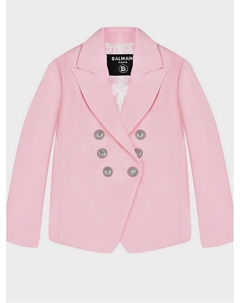 Двубортный пиджак, розовый Balmain