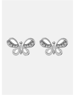 Серьги "Бабочка", серебро Sneak peek