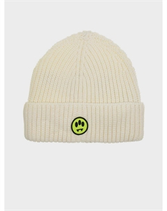 Шапка с неоновым логотипом, белая Barrow