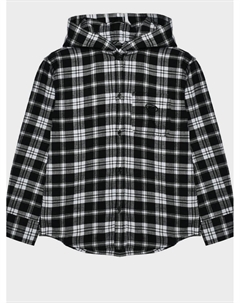 Рубашка с капюшоном в клетку Diesel
