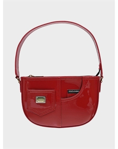 Красная лаковая сумка Dolce&gabbana