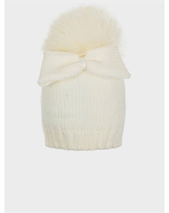 Шапка с бантом и помпоном Catya