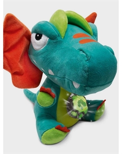 Игрушка мягконабивная Динозавр 22 см в яйце, со звук и свет эффект. Метеор Crackin'eggs