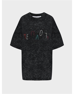 Футболка с винтажным эффектом и вышивкой Masterpeace