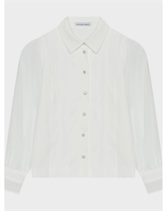 Рубашка с рукавами фонариками, белая Kenglabel