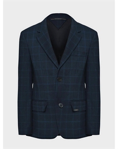 Пиджак в клетку, синий Junior republic
