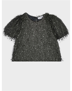 Топ серого цвета Monnalisa