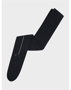 Колготки со стразами и бантом, черные Story loris