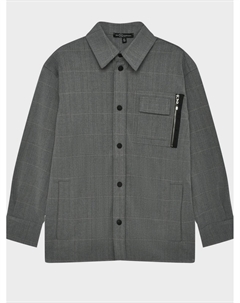 Рубашка в клетку, серая Dan maralex