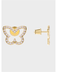 Серьги пусеты "бабочки", серебро Sneak peek